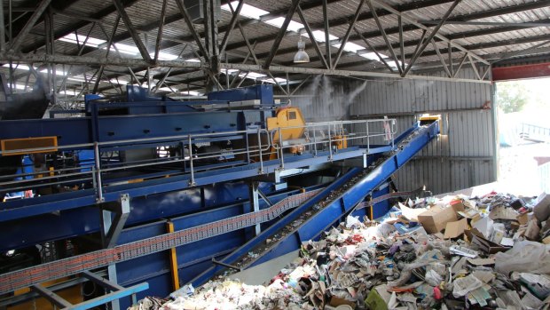 Waste processing involves some major logistics. 