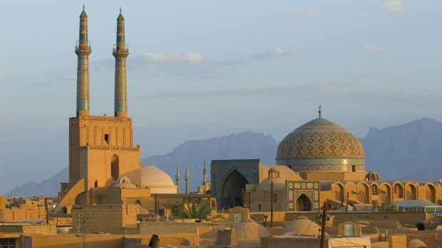 The ancient city of Yazd in Iran, where travelling is easiest with a guided tour.