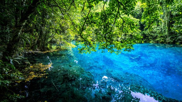 Matevulu Blue Hole on Espiritu Santo.