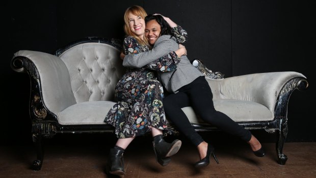 Actor and playwright Kate Mulvany (pictured with Miranda Tapsell) will deliver the 2016 Philip Parsons Memorial Lecture at Belvoir St Theatre as part of the Sydney Writers' Festival.