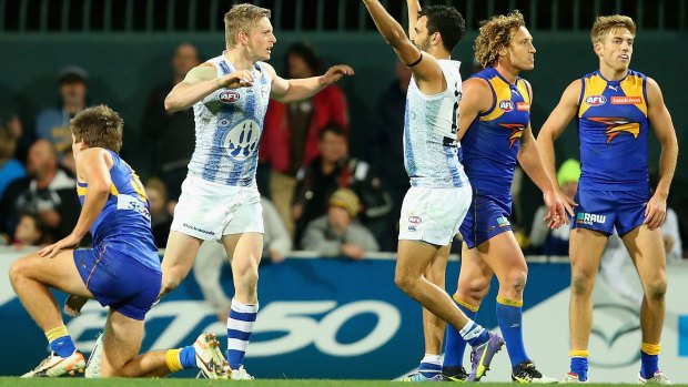 The West Coast Eagles had themselves partly to blame for the loss to North Melbourne on Sunday afternoon.