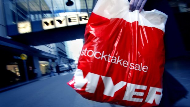 Myer has acquired popular fashion brands Marcs and David Lawrence, which collapsed in February.
