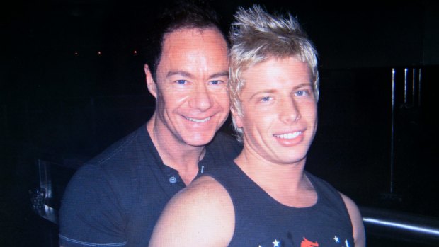 Michael Atkins and Matthew Leveson before Matthew's disappearance in 2007.