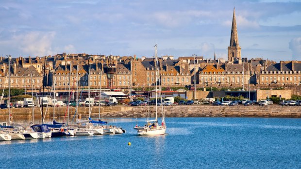 The walled city of Saint-Malo, Brittany.