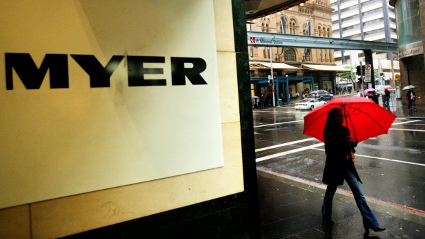 Retail analysts warned Myer risked falling into a 'dangerous spiral' of poor sales.