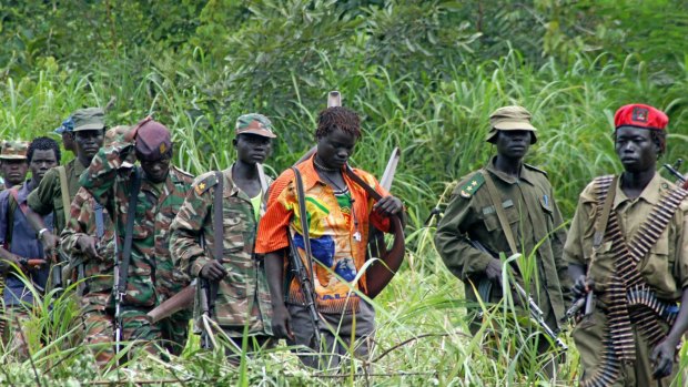 Lord's Resistance Army rebels in Congo in 2006. 