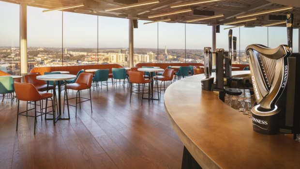 The Gravity Bar at the Guinness Storehouse.