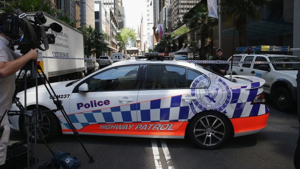 Police have sealed off part of the Sydney CBD.