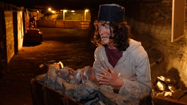 Deeply weird ... Salzburg's salt mine attraction.