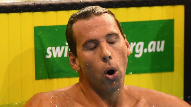 Not to be: Grant Hackett fails to qualify for the Rio Olympics.