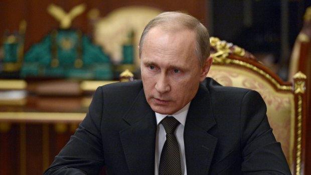 Vowed revenge ... Russian President Vladimir Putin says his country will hunt down those behind the bombing of a Russian airliner over Egypt.