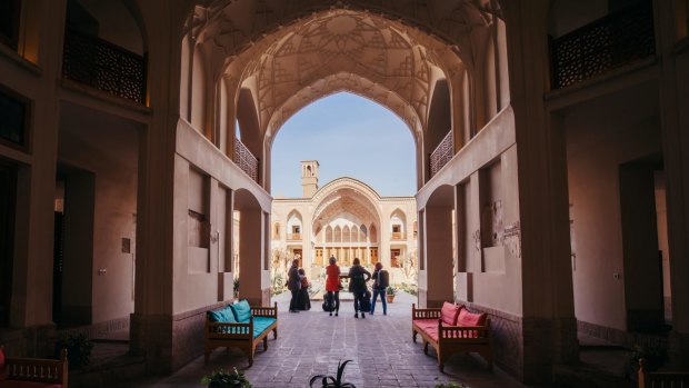 The historic Ameriha House in Kashan.