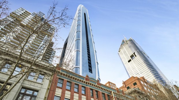 Shanghai developers have submitted "indicative" plans to build a 273-metre tower at 640 Bourke Street.
