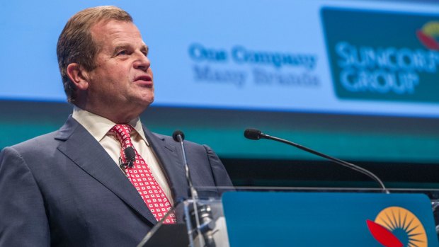 Tuesday's earnings will mark the last time Suncorp CEO Patrick Snowball will deliver the insurance company's results. 