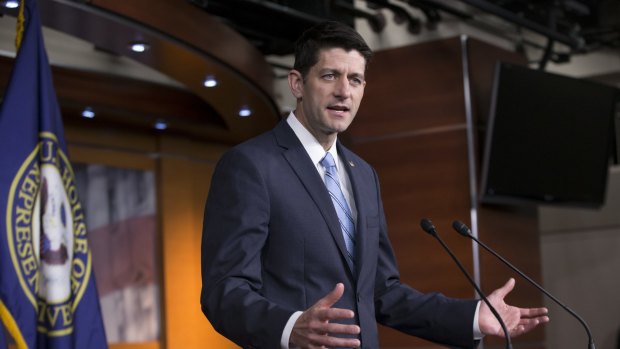House Speaker Paul Ryan in Washington on Thursday. 