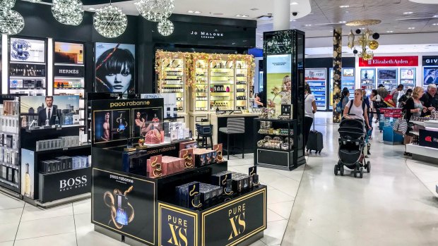 The Jo Malone duty-free store in Sydney International Airport. 