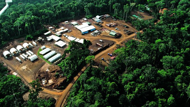 The Mbalam Camp iron ore project in the Congo.
