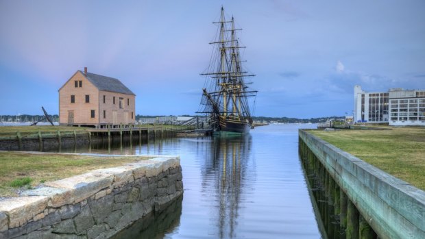 Salem Harbor in Salem, Massachusetts.