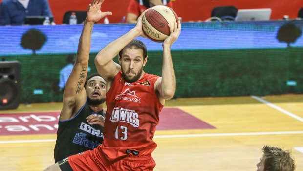Saved: The Wollongong Hawks have overcome their financial woes and will look to retain the bulk of last season's roster, including the likes of stalwart guard Rhys Martin.