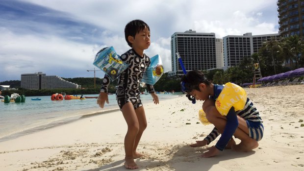 Life continues on Guam, which has been the focus of North Korean threats in the past.