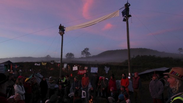 The Bentley Blockade: A weeks-long anti-CSG protest on the outskirts of Lismore in May 2014.