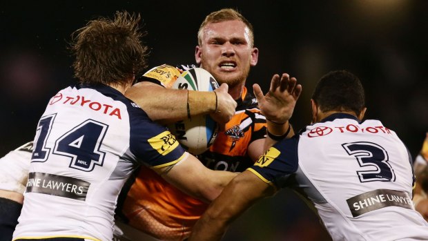 Troubled times: Matthew Lodge still hopes to pursue a career in the NRL.
