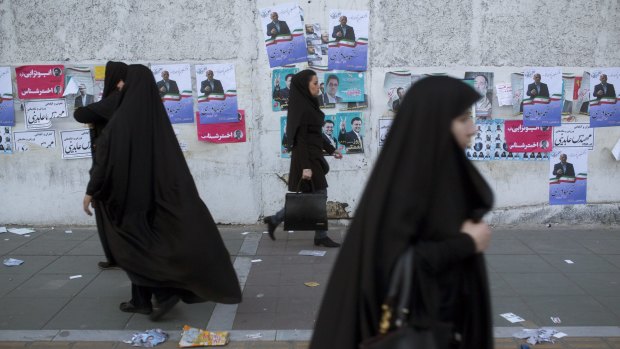 Iranians voted on Friday in parliamentary elections, the country's first since its landmark nuclear deal with world powers.