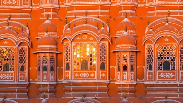 Hawa Mahal in Jaipur, India.