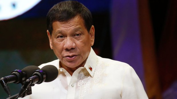 Philippine President Rodrigo Duterte has previously told police to shoot suspects.