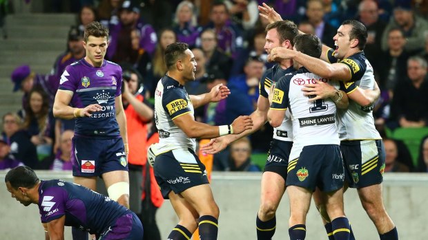 Feelgood story: North Queensland Cowboys have lifted interest in the NRL finals but the sport still struggles to have a proper global presence.
