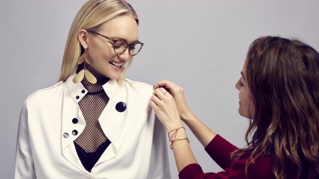 Ellery said fellow Perth star Gemma Ward was the "perfect fit" to model her new eyewear collection for Specsavers.
