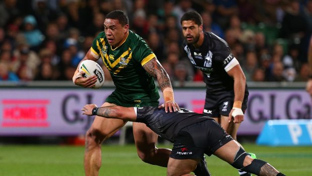 Belle of the ball: Tyson Frizell will be playing in the World Cup, but for which country is still undecided.