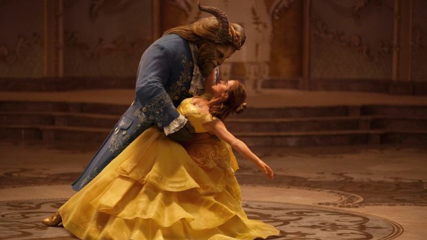 Emma Watson stars as Belle and Dan Stevens as the Beast in Disney's new live-action version.