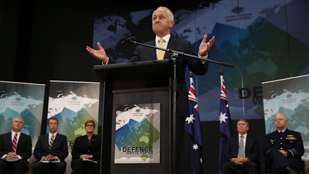 Prime Minister Malcolm Turnbull and Defence chiefs unveil the latest White Paper.