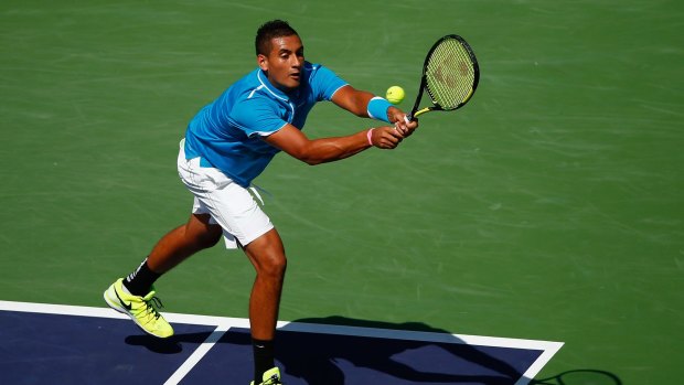 Nick Kyrgios is through to his first career semi-final.