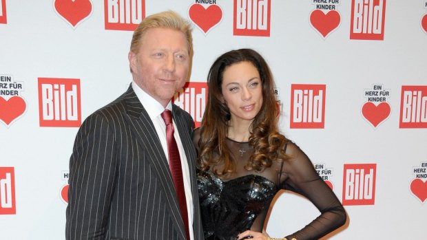 Boris Becker and wife Lilly Becker attend 'Ein Herz Fuer Kinder Gala 2012' on December 15, 2012 in Berlin, Germany.