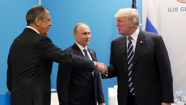 Trump's meeting with Putin and Russian Foreign Minister Sergey Lavrov went for more than 2 hours.