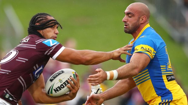 Charged: Martin Taupau has been cited for a shoulder charge.