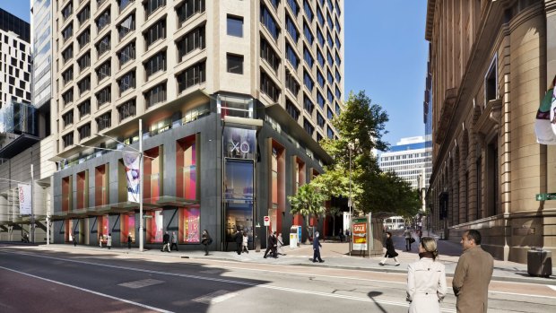 The redeveloped buildings will be opposite the Burberry store and nearby to the Louis Vuitton site on the corner of King and George Streets.