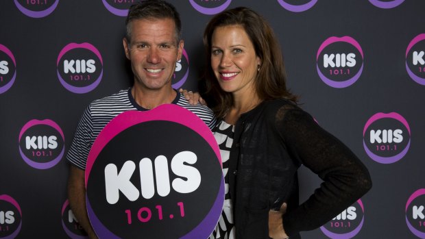 Matt Tilley and Jane Hall host KIIS FM's breakfast program.