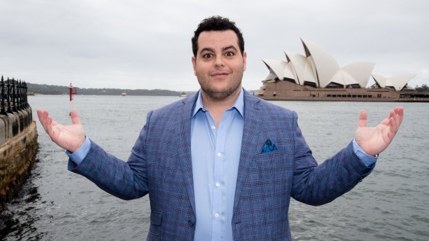 Josh Gad in Sydney on a press tour for <i>Beauty and the Beast</i>.