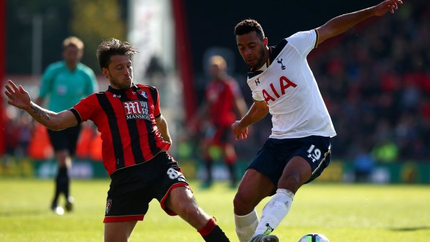 Missed chance: Tottenham were left wanting against Bournemouth.