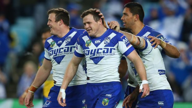 Still the one: After an injury-plagued 2015, Brett Morris is keen to retain the Bulldogs' fullback spot