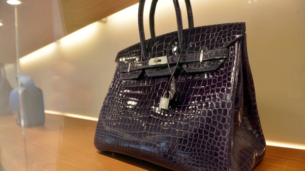 Hermès makes luxury goods such as its signature Birkin bags that sell from around $14,000.