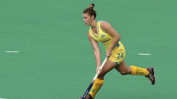 Mariah Williams scored for the Hockeyroos in their shootout loss to the US.