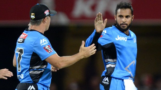 Adil Rashid (right) has played a major role in the Strikers' success thus far.