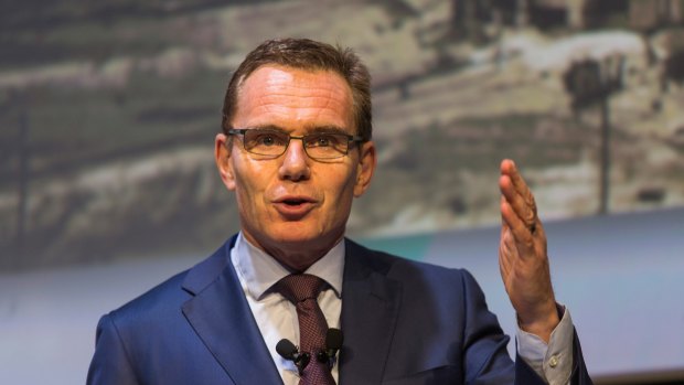 BHP Billiton chief executive Andrew Mackenzie.