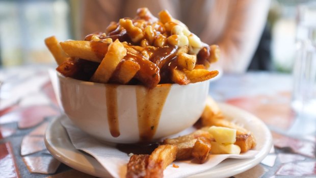 People are getting poutine - the national dish of Canada - confused with the name of the Russian leader.