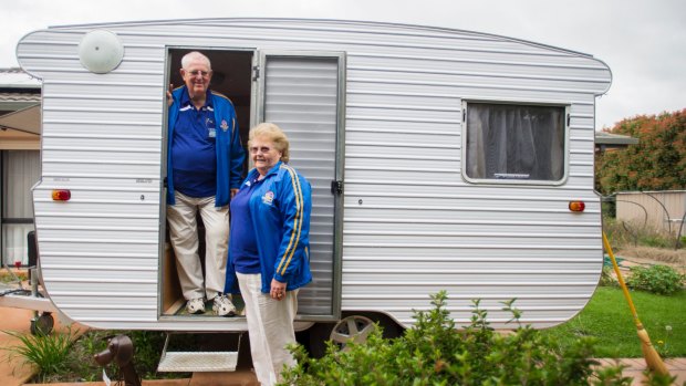 A labour of love: "Maureen wanted to buy it because it was very much like the caravan we hired for our honeymoon".