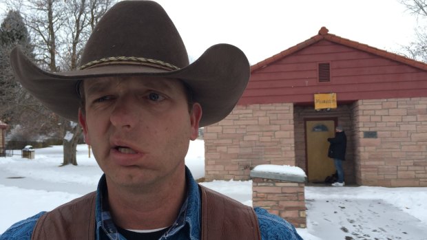 Ryan Bundy, part of the growing US militia movement that has sprung in opposition to Barack Obama's efforts to increase gun control.  